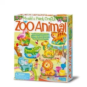 Zestaw kreatywny Magnesy gipsowe 4M Zoo